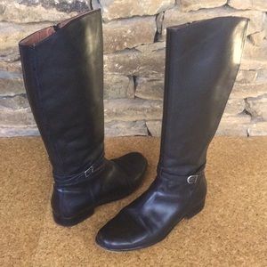 Corso Como “Racine” Tall Riding Boot with Buckle.